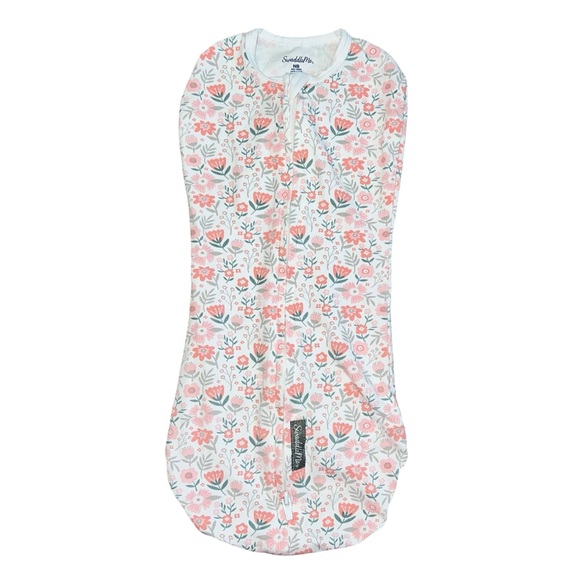 Newborn Baby Girl Swaddle Me Swaddles Set of 3 Zip Up Wrap Sleep Sack - Picture 7 of 8